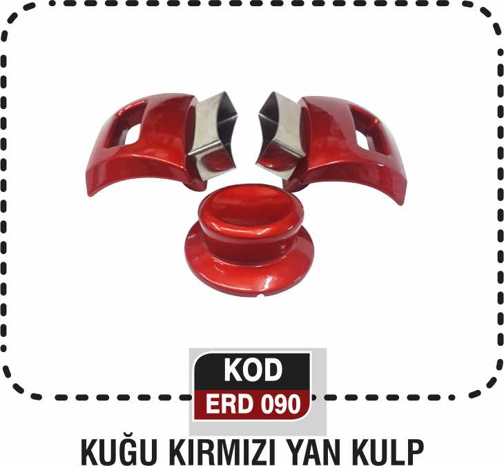 KIRMIZI-ÇELİK-TEFLON-YAN KULP  ERD 090